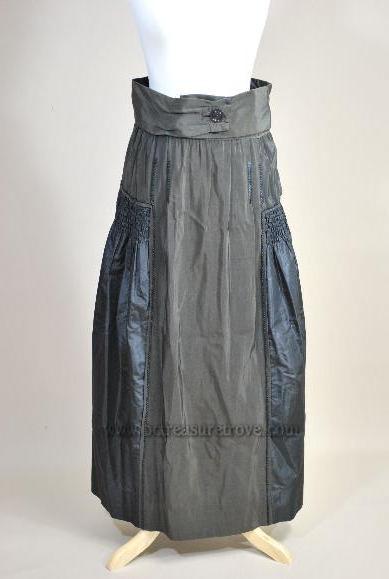 Antique Mid to Late 1910s Silk Skirt ¨C WWI Era, Armistice