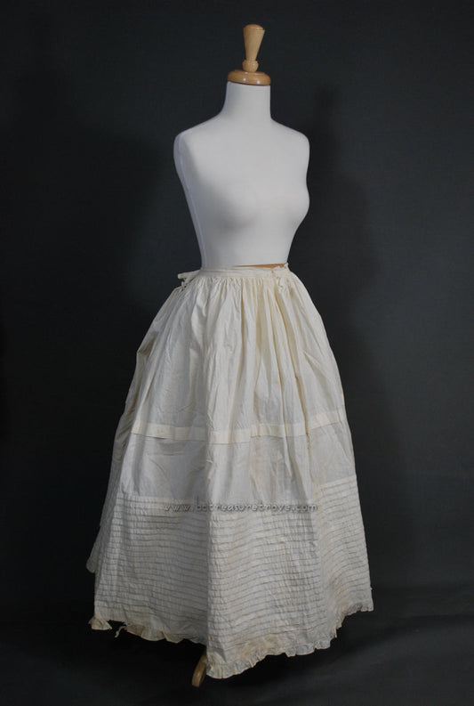 Victorian Petticoat Mid 19th Century Civil War Era with ID