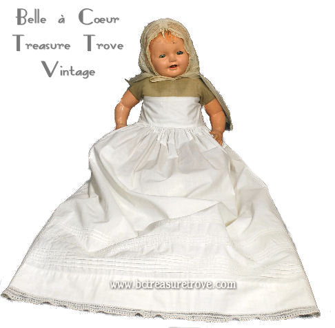 Antique Baby Dress Petticoat Barrow Coat Pinning Blanket Christening Gown